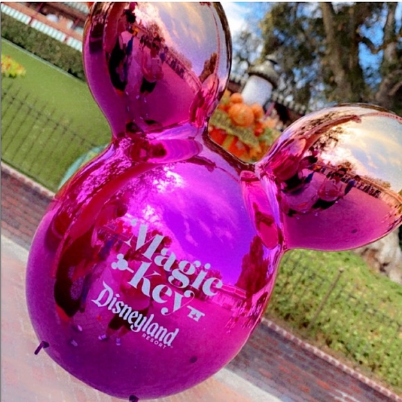 Disney Other Disneyland Magic Key Metallic Pink Ombre Mickey Mouse